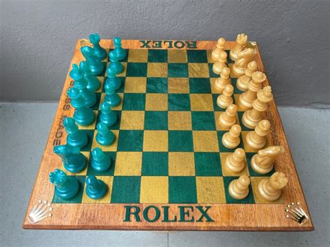 rolex chess set|Rolex chess champion.